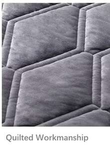 Funda protectora de cabecera acolchada súper suave y lisa, acolchada en terciopelo grueso, de unicolor, para proteger el respaldo de la cama del polvo