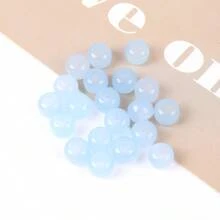50pcs/Pack Bi-Color Gradient Lucite Beads Bracelet Strand Bead DIY Jewelry Accessories