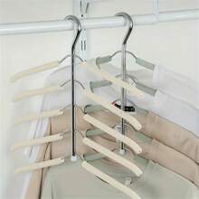 1 Stück Mehrstöckiger Kleiderbügel, Metall Trocknungsgestell, platzsparend, geeignet für Kleiderschrank, Schrank, Schlafzimmer, nahtloser Schaumstoffbügel, 360° Drehung, platzsparender Mehrstöckiger Bügel, T-Shirt Trocknungsgestell, Kleiderschrank Aufbewahrungsbox, Schlafzimmer & Studenten Accessoire, Aufbewahrung und Organisation