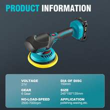 ONEVAN Lucidatrice per auto senza fili, kit lucidatrice e lucidatrice per auto, lucidatrice senza fili con 2 batterie, kit lucidatrice elettrica a velocità variabile, kit per lucidatura auto per dettagli/lucidatura/ceratura auto