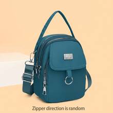 Women's Casual Solid Color Shoulder Bag, Multi-Layer Crossbody Bag With Multiple Pockets, Small Handbag Suitable For Commuting, Daily Use, Shopping, Traveling, Campus - Multicolor - View 13