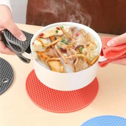 Kit 4 Descansos Panela em Silicone Protetor Resistente