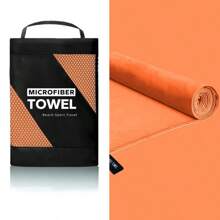 1 pieza Toalla deportiva para exteriores de secado rápido y absorbente, toalla de microfibra para la playa, toalla de viaje compacta y suave, toalla ligera para adultos, toalla deportiva absorbente de sudor, toalla de yoga, toalla de fitness, toalla absorbente de sudor para viajes, yoga, playa, baño, natación, senderismo, escalada, fitness, mochilero, picnics, piscinas, campamento, elementos esenciales de playa u otros deportes