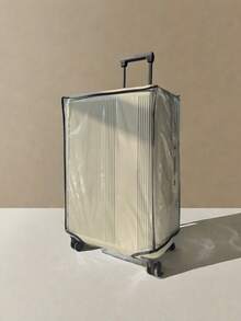 1 件 PVC 可拆卸通用超透明行李箱罩、行李箱罩、旅行行李箱防尘罩、旅行行李箱保护罩和带轮行李箱罩 - 無色 - 查看 5