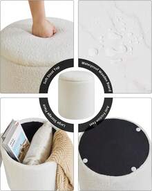 Vanity Stools - Bianco - View 9