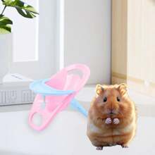 Hamster Chair With Tray Cute Hamster Dining Chair Small Animal Cage Accessories Habitat Decor For Mice Rat Hedgehog