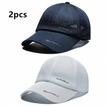 1 Stück Herren Baseballkappe aus atmungsaktivem Mesh, einstellbarer Outdoor-Sonnenhut für Frühling/Herbst, geeignet für Reisen, Strand, Party
