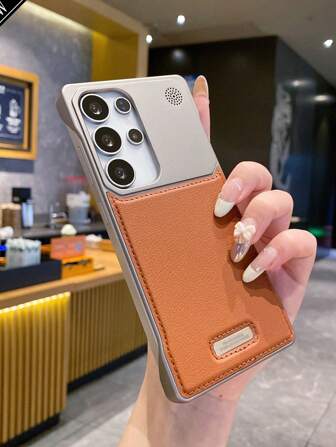 复古高端商务香薰隐形磁吸无线充电无框手机壳适用于 S25Ultra S24Ultra S23Ultra S22Ultra S25 S24 S23 S22 Ultra iPhone11/iPhone12/iPhone13/iPhone14/iPhone15/iPhone16/17，生日礼物