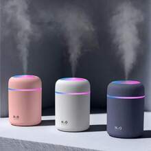 Humidificateur mini coloré de 300 ml alimenté par USB, pour la maison, le bureau, la voiture - options de couleurs variées, humidification quotidienne, prévient la sécheresse