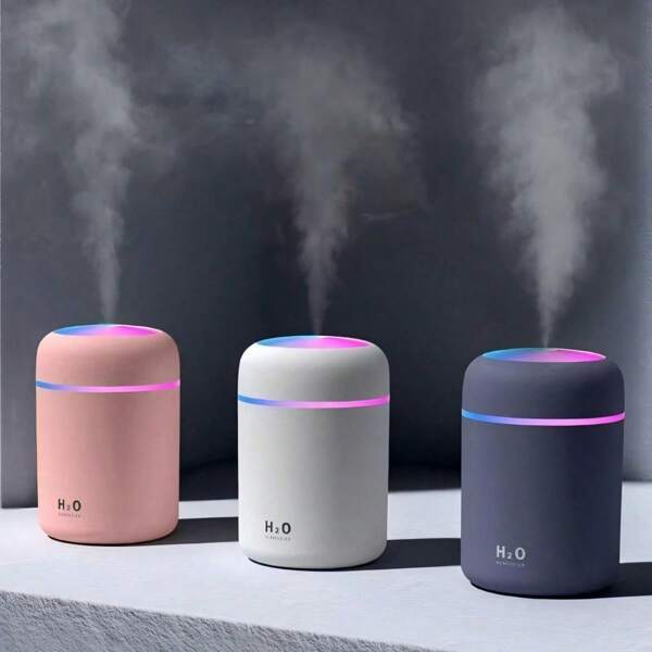300ml USB betriebener bunter Mini Luftbefeuchter, für Zuhause, Büro, Auto - Mehrfarbige Optionen, tägliche Befeuchtung, Verhinderung von Trockenheit