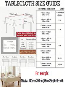 1 Peça Toalha de Mesa Retangular Reversível de Poliéster Cetim, Jacquard Floral Vintage Durável, Adequada para Jantar, Cozinha, Mesa de Jantar, Reunião Familiar, Casamento, Natal, Chá da Tarde, Catering, Café, Restaurante, Brunch, Buffet, Festa, Interno/Externo