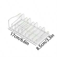 قطعة واحدة من منظم مستحضرات التجميل مع أدراج ومقصورات لظلال العيون الشفافة والمساحيق ومنتجات المكياج الأخرى، رف للحفاظ على مستحضرات التجميل على المكتب، هدية لعيد الحب