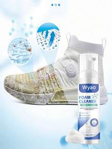 jakehoe 4/2/1 paquet Mousse de nettoyage blanche pour chaussures, mousse désodorisante pour baskets, nettoyant blanchissant sans rinçage, convient pour le nettoyage des chaussures blanches, sacs , chaussures en canevas, pratique et rapide, excellent cadeau pour les amis et la famille (nouvelle version ou ancienne version au hasard) - Multicolore - Voir 3