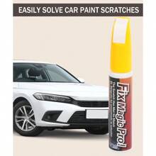 Touch Up Paint PenCar Scratch Remover For Deep Scratches TwoInOne Car Paint Scratch Repair Pen Car Accessories Car Paint Pen Car Touch Up Paint Car Scratch Remover For Deep Scratches White - 白色 - 查看 5