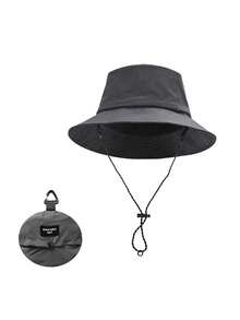 FADZOYLE 1pc Waterproof Solid Adjustable Casual Bucket Hat For Outdoor Travel, Quick-Dry Cap Foldable Beach Fishing Hiking Safari Sun Hats For Women And Men Winter - Multicolor - View 31