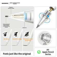 Replacement Pencil Tips Compatible With Apple Pencil Pro, Upgraded Pencil Tips Compatible With Apple 2nd 1st Gen USB-C, And Crayon Digital Pencil, Needle Pencil Tips With Case, IPad Pro Pencil Sets - 彩色 - 查看 12