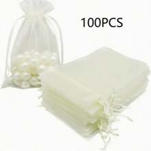 100pcs 3.94"X 5.91" Beige Burlap Drawstring Gift Bags - Polyester Holiday Candy Storage Bags For Christmas, Halloween, Easter, Thanksgiving - Reusable Decorative Party Favor Bags With Tassel Edges, Holiday Party Gift Containers
