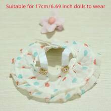 仅 1 件衣服（无娃娃），适合 17 厘米第一代/第二代/第三代娃娃衣服、替换服装、悬挂配件、连衣裙、帽子、套装 - 彩色 - 查看 3