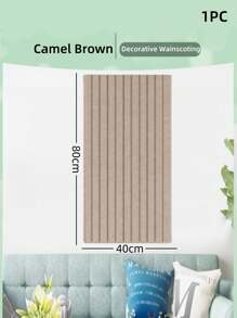 1pc Reusable No-Nail Soft Wall Cushion Panel, Adhesive Felt Wall Decor Board For Home & Office, Suitable For Decorating Feature Wall, Room Decor, Wall Covering, Photo Wall And Storage Organization In Bedroom, Study, Living Room, Entryway, Office