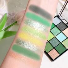 JUJU DREAM Paleta de sombras de ojos de 16 colores - Brillante y Mate, Altamente Pigmentada, Larga duración, Vegana y Sin crueldad, Kit de Maquillaje Profesional para looks de día a noche - Multicolor - Ver 10