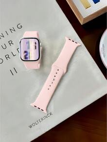 Dây đeo silicon thể thao - Thiết kế đường viền thanh lịch, dây đeo thoáng khí nhẹ như lông vũ dành cho nam và nữ | 12 màu chuyển sắc hoàng hôn | Sẵn sàng làm quà tặng Ngày của Cha | Tương thích với Apple Watch Series 10/9/8/7/6/SE/SE2/Ultra 2 38mm/40mm/41mm/42mm/45mm/46mm/49mm - 38/40/41/42mm(Dòng 10) - Xem 18