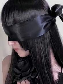 1 pièce Ruban de sommeil interactif pour couple - Masque pour les yeux à ruban pour le masque (bordeaux/violet/noir) Essentiel pour bloquer la lumière pour un sommeil profond pendant les voyages, fournitures pour femmes pour les fêtes, les soirées entre célibataires