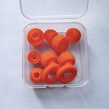 Tappi per le orecchie in silicone riutilizzabili, con riduzione del rumore di 24 dB, 3 misure di punte intercambiabili, lavabili per dormire e ridurre il rumore, comodi e indolori, con custodia portatile inclusa