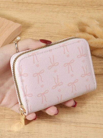 Love Pattern Versatile Coin Wallet,Card Holder Multi-Card Card Organizer For Storage Credit Cards,Lightweight Minimalist,Fashion,Modern,Business,For Anniversary,For Christmas,On Valentine Day,For Birthday Gift,For Gift,For Lover For Women,For Girls,For Lady,For Female,Bag School Supplies For School Dorm Room & Back To School