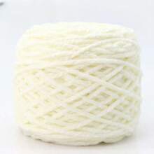 1 Stück 200g Chenillegarn 6mm dick, handgemachtes DIY Gehäkeltes Samt-Effektgarn für Stricken, Schals, Mützen, weiche Decken