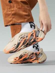 Foam Runners Shoes For Men Women, Soft Cloud Slides Slippers Non-Slip Walking Sandals, Beach Platform Pillow Sandals Lightweight Slip-On Foam Runners, Outdoor Quick-Drying Sports Slides - 桔迷彩 - 查看 4