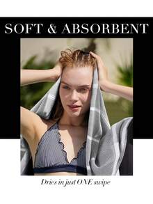 1 pezzo Asciugamano da spiaggia classico e durevole in stile turco con nappe, disponibile in varie misure, anti-sabbia, ad asciugatura rapida, leggero, adatto per spiaggia, spa, viaggi, asciugamano sportivo a righe, asciugamano da bagno, ideale come regalo per Ognissanti, Natale, autunno/inverno