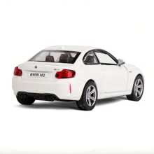 Burago RMZ Simulation 1:36 Alloy BMW M2 Alloy Car Model, Children's Toy Car Ornament, Pullback Car Model, Can Open Door, Birthday Gift