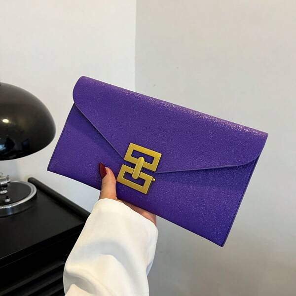 Nueva bolso de mano tipo sobre de gran capacidad, bolso de noche de diseño exclusivo de alta gama para eventos