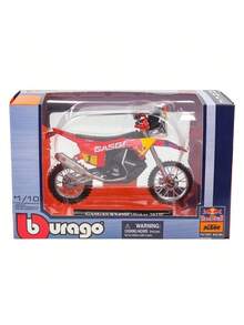 Bburago 1:18 Diecast Motorcycle Model - GASGAS RX450F 2023 Dakar Rally #1 - Adult Collectible Realistic Display, Gift For Men Birthday Christmas - GASGAS RX450F(DAKAR 2023) - View 8
