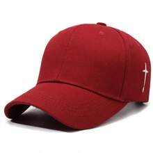 1 Stück kreuz-besticktes lässiges, dekoratives Baseballkappe