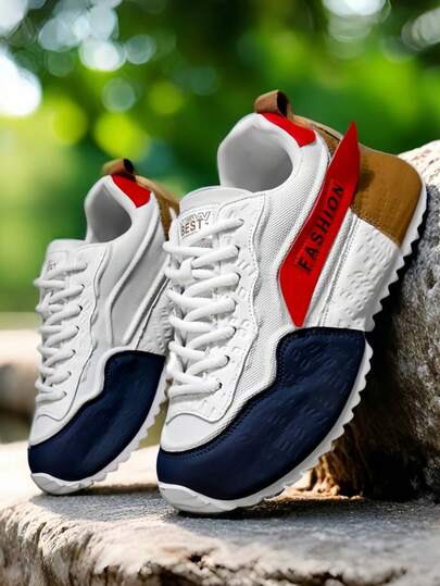 Plus Size Men's Casual Canvas Boat Shoes, Breathable Student Walking Shoes, Flat Sneakers, Korean Fashion, Leisure Sneakers, Suitable For Spring, Summer, Autumn, All Seasons