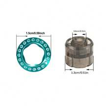 1 anello + 1 utensile per installazione, anelli decorativi colorati per IQOS Iluma, accessori sostituibili per Iluma I Prime, con utensile per smontaggio e installazione, necessario vedere il video per installare il case