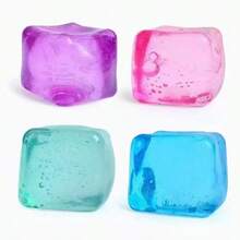 1/2/4/6PCS Stress Cube Balls - Slow Rising Dough Stress Balls Soft Restless Toys For Anxiety Relief, Pull And Stretch Sensory Ice Cube Stress Ball Toys For ADD/ADHD - Multicolor - View 5