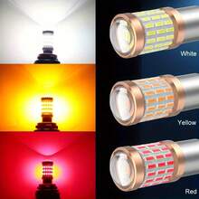 [超亮] TOAUTO 2个 BA15S BAY15D BAU15S LED P21W PY21W P21/5W LED灯泡 1156 1157 | 超亮 60SMD | 适用于汽车信号灯倒车灯