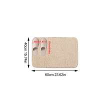1/2 piezas Alfombras de baño de lujo ultra suaves - Antideslizantes, súper absorbentes y de secado rápido - Cómodos tapetes de piso para ducha, bañera y lavabo