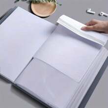 60-Pockets A4 File Folder, Suitable For A4 Size Documents Like Exam Papers, Made Of PP Material, Transparent & Waterproof, Convenient For Home, School, Office Document Storage And Organization, Great For Back To School