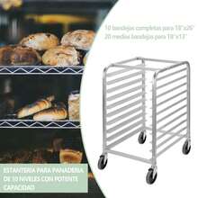 Food Service Carts & Trolleys - Silver - View 3