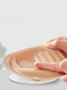 隐形肩带粘合文胸，硅胶掌心杯加厚 3 厘米乳沟增强隐形聚拢文胸小胸胶带，适用于连衣裙、礼服 - 彩色 - 查看 3