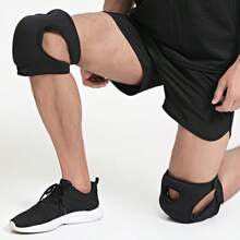 2pcs- Open Wearing Ultra Thick Sponge Knee Pads, Knee Braces For Women& Men, Suitable For Use When Kneeling On The Ground To Reduce Knee Friction, Volleyball, Dance, Yoga, Cycling, Workout, Climbing, Doing Household Chores ( Black )