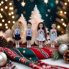 1 peça/2 peças de mini boneca de casal de 14 cm/5,5", acompanha roupas e sapatos de boneca, fantasia de festa para adultos, acessórios para boneca, presente de aniversário, Dia das Mães, presente de Natal, ótimo como lembrancinha de casamento. (Observação: o padrão de algumas roupas pode ser enviado aleatoriamente, mas o estilo é o mesmo.)