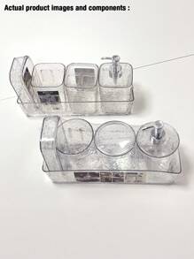 Ekskluzywny, ekskluzywny zestaw łazienkowy Water Ripple, 5-częściowy zestaw sanitarny, 5-częściowy zestaw do mycia naczyń, przybory toaletowe, artykuły łazienkowe