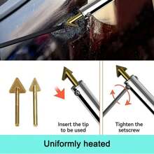 Plastic Welder Welding Kit Soldering Iron For Car Bumper Kayak Surface Repair AU