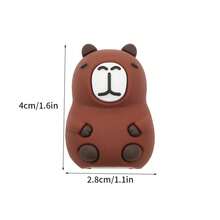 1PC Cute Capybara Pencil Sharpener Creative Blow Fish Student Stationery Small Toy Pencil Roll Pen, Back To School - Multicolor - View 9