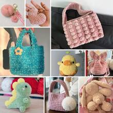1 Stück 200g Chenillegarn 6mm dick, handgemachtes DIY Gehäkeltes Samt-Effektgarn für Stricken, Schals, Mützen, weiche Decken