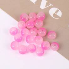 50pcs/Pack Bi-Color Gradient Lucite Beads Bracelet Strand Bead DIY Jewelry Accessories